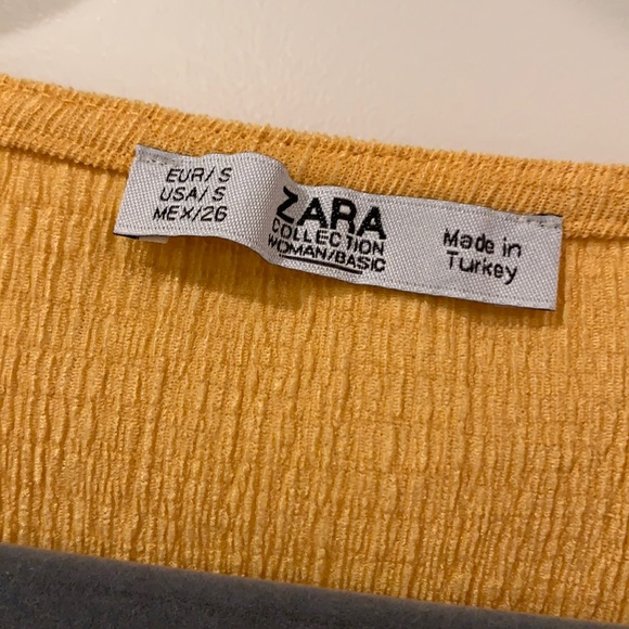 Zara V Neck Twist Front Short Sleeve Top - Picture 5 of 7